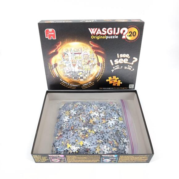 WASGIJ? No. 20 Jumbo "Fishy Business" 1000 Piece Jigsaw Original Puzzle - GUC - Picture 2 of 12
